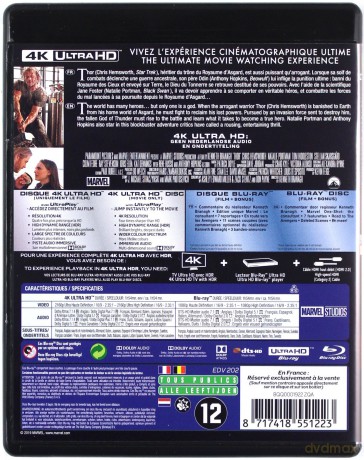Thor [Blu-Ray 4K]+[Blu-Ray]