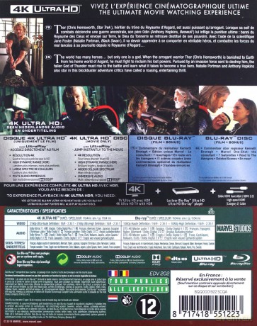 Thor [Blu-Ray 4K]+[Blu-Ray]