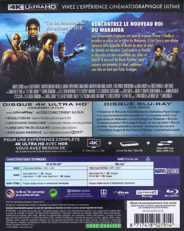 Black Panther (Czarna Pantera) [Blu-Ray 4K]+[Blu-Ray]