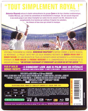 Bohemian Rhapsody (steelbook) [Blu-Ray]