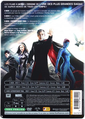 X-Men 1-3 (steelbook) [3DVD]