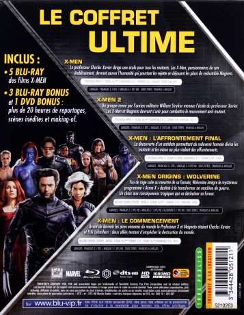 X-Men 1-5 [BOX] [8xBlu-Ray]+[DVD]
