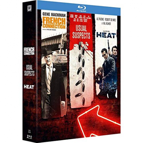 The French Connection / Heat / The Usual Suspects (Francuski łącznik / Gorączka / Podejrzani) [3xBlu-Ray]