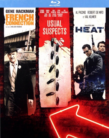 The French Connection / Heat / The Usual Suspects (Francuski łącznik / Gorączka / Podejrzani) [3xBlu-Ray]