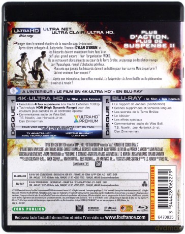 Maze Runner: The Scorch Trials (Więzień labiryntu: Próby ognia) [Blu-Ray 4K]+[Blu-Ray]
