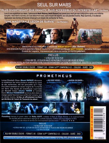 The Martian / Prometheus (Marsjanin / Prometeusz) [2xBlu-Ray 3D]+[2xBlu-Ray]+[DVD]