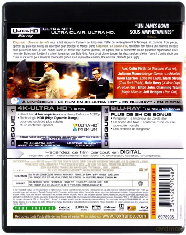Kingsman: Złoty krąg [Blu-Ray 4K]+[Blu-Ray]