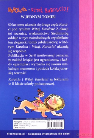 Karolcia, Witaj Karolciu! (seria limitowana 2020) - Maria Krüger [KSIĄŻKA]