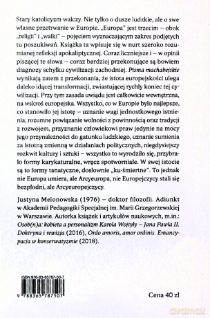Pisma machabejskie. Religia i walka - Justyna Melonowska [KSIĄŻKA]