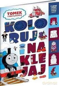 Tomek i przyjaciele. Koloruj i naklejaj - Marta Stochmiałek [KSIĄŻKA]