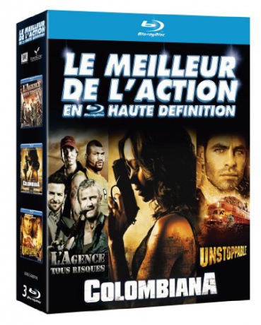 The A-Team / Unstoppable / Colombiana (Drużyna A / Niepowstrzymany) [BOX] [3xBlu-Ray]