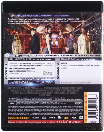 Źle się dzieje w El Royale [Blu-Ray 4K]+[Blu-Ray]
