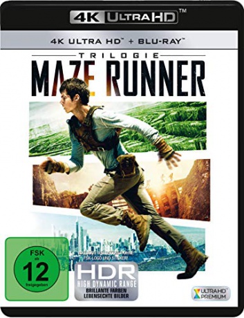 The Maze Runner Trilogy (Więzień Labiryntu 1-3) [BOX] [3xBlu-Ray 4K]+[3xBlu-Ray]
