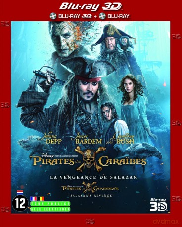 Pirates of the Caribbean: Dead Men Tell No Tales (Piraci z Karaibów: Zemsta Salazara) (Disney) [Blu-Ray 3D]+[Blu-Ray]
