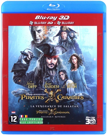 Pirates of the Caribbean: Dead Men Tell No Tales (Piraci z Karaibów: Zemsta Salazara) (Disney) [Blu-Ray 3D]+[Blu-Ray]