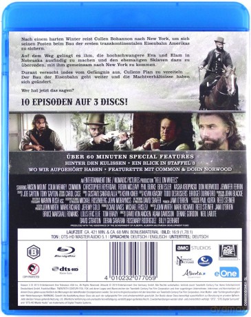 Hell on Wheels Season 3 (Hell on Wheels: Witaj w piekle) [3xBlu-Ray]