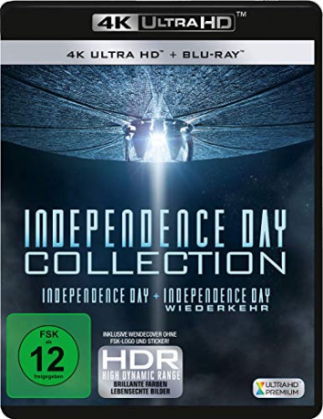 Independence Day / Resurgence (Dzień Niepodległości / Odrodzenie) [2xBlu-Ray 4K]+[2xBlu-Ray]