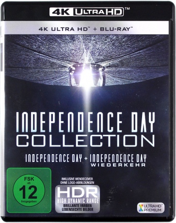 Independence Day / Resurgence (Dzień Niepodległości / Odrodzenie) [2xBlu-Ray 4K]+[2xBlu-Ray]