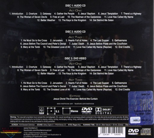 Neal Morse: Jesus Christ The Exorcist Live At Morefest 2018 (digipack) [2CD]+[DVD]