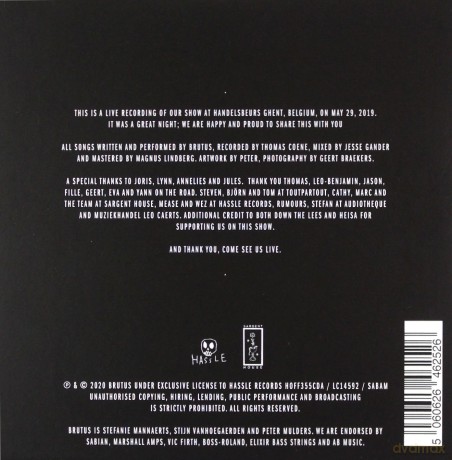Brutus: Live in Ghent [CD]