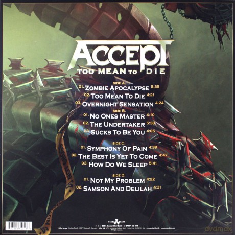 Accept: Too Mean To Die [2xWinyl]