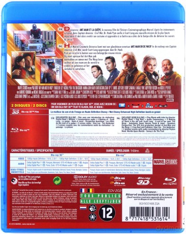 Ant-Man and the Wasp (Ant-Man i Osa) [Blu-Ray 3D]+[Blu-Ray]