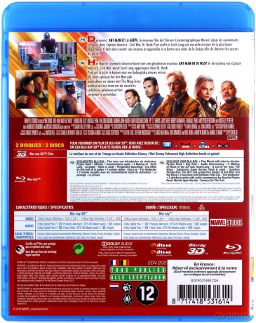 Ant-Man and the Wasp (Ant-Man i Osa) [Blu-Ray 3D]+[Blu-Ray]