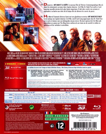 Ant-Man and the Wasp (Ant-Man i Osa) [Blu-Ray 3D]+[Blu-Ray]
