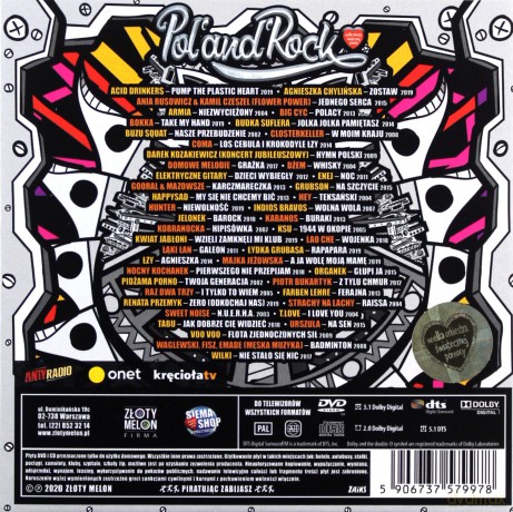 Najpiękniejsza Muzyka Świata Pol'and'Rock Festival [3CD]+[2DVD]