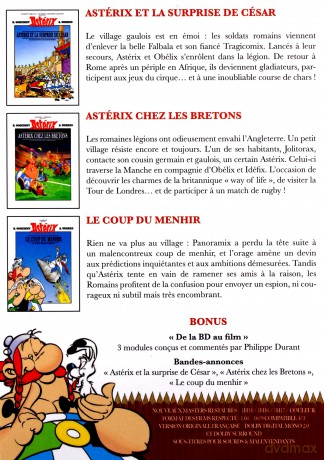 Asterix and Caesar / Asterix in Britain / Asterix and the Big Fight (Asterix kontra Cezar / Asterix w Brytanii / Wielka bitwa Asteriksa) [BOX] [3DVD]