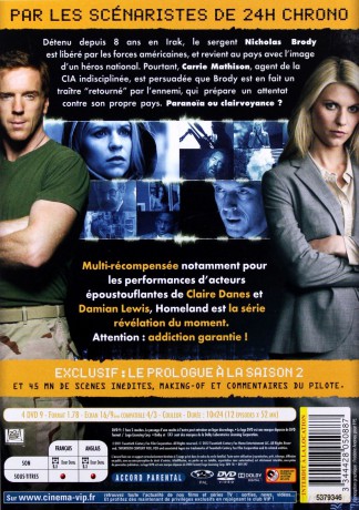 Homeland Season 1 [4DVD]