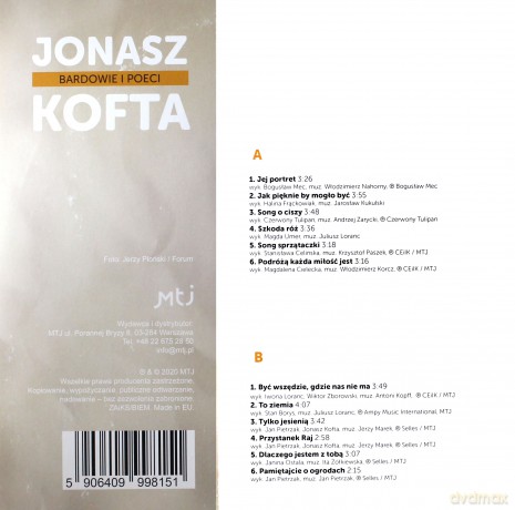 Bardowie i poeci: Jonasz Kofta [Winyl]