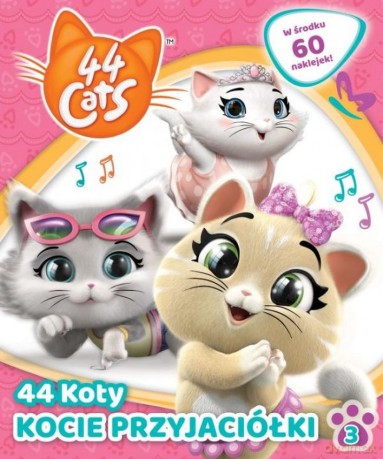 Kocie przyjaciółki. Książka activity. 44 koty. Część 3 [KSIĄŻKA]