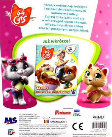 Kocie przyjaciółki. Książka activity. 44 koty. Część 3 [KSIĄŻKA]