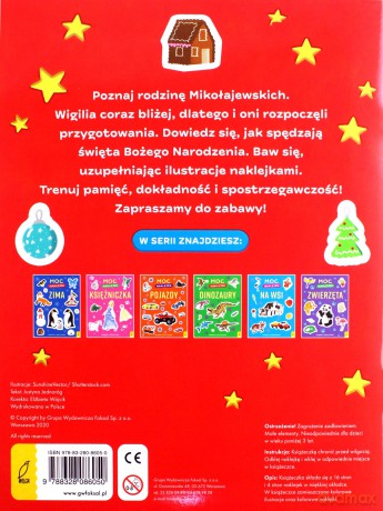 Moc naklejek. święta [KSIĄŻKA]