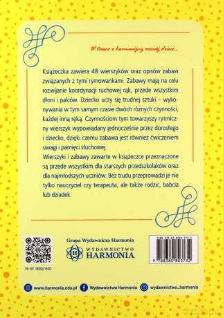 Prawą tak, a lewą wspak! Zabawy rozwijające koordynację ruchową rąk oraz uwagę i pamięć słuchową - Małgorzata Barańska [KSIĄŻKA]