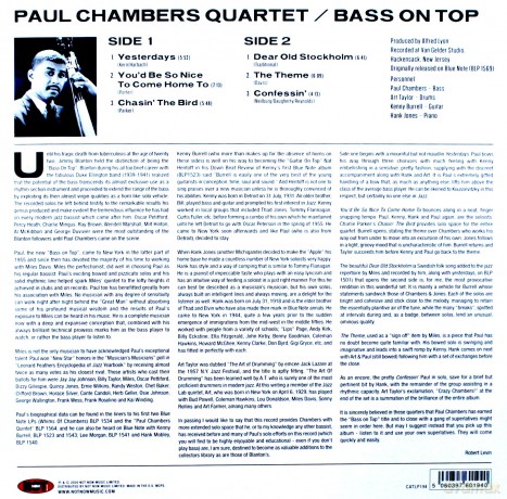 Paul Chambers: Bass On Top [Winyl]