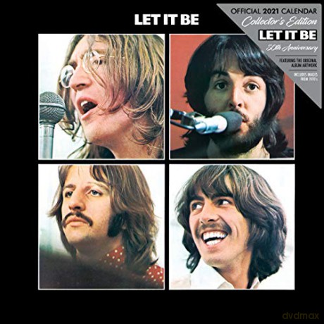 The Beatles: Beatles Let It Be Collectors Edition Record Sleeve Official 2021 Calendar [KALENDARZ]