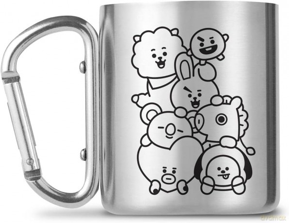 Bt21: BT21 Pile Up Kubek z karabinkiem