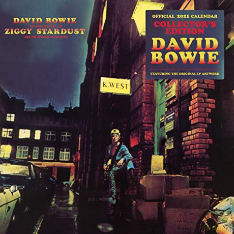 David Bowie: David Bowie Collectors Edition Record Sleeve Official 2021 Calendar [KALENDARZ]