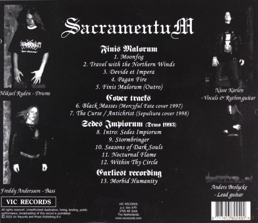 Sacramentum: Finis Malorum [CD]