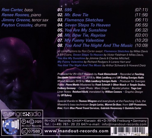 Ron Carter: Foursight - Stockholm Vol. 2 [CD]
