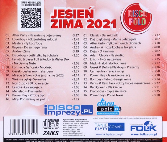 Disco Polo Jesień Zima 2021 [2CD]