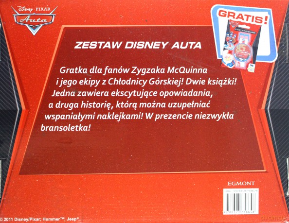 Zestaw Disney Auta (twarda) [KSIĄŻKA]