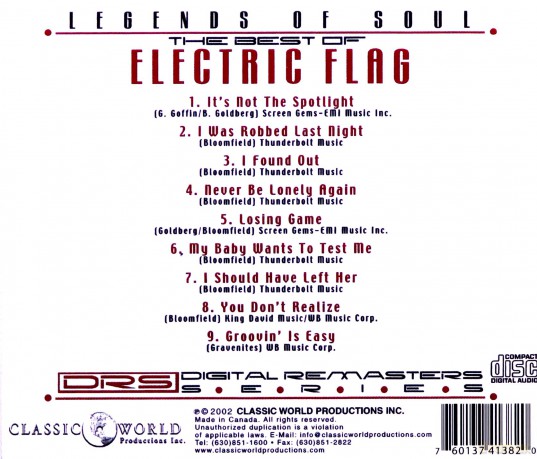 Electric Flag: Funk Grooves: Best Of [CD]