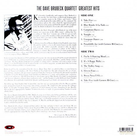 Dave Brubeck: Greatest Hits (Coloured) [Winyl]