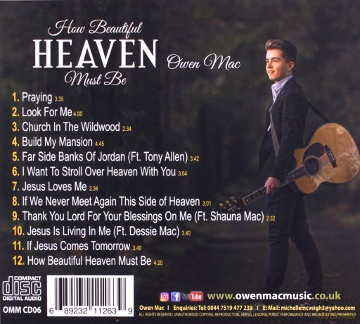 Owen Mac: How Beautiful Heaven Must Be [CD]