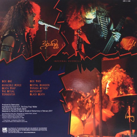 Destruction: Infernal Overkill (Blue) (+Poster) [Winyl]
