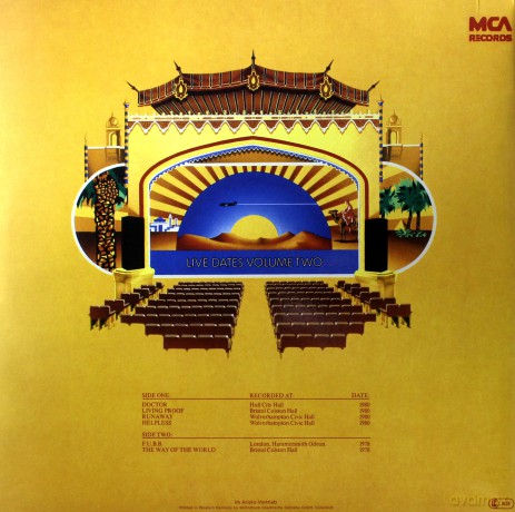Wishbone Ash: Live Dates II (Yellow & Clear Blue) (RSD 2020) [2xWinyl]