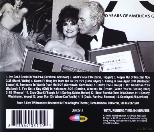 Linda Ronstadt With Nelson Riddle: Lush Live [CD]